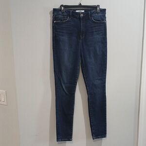 Sam Edelman Blue Skinny Jeans with Stretch Sz 31 Gentle Used